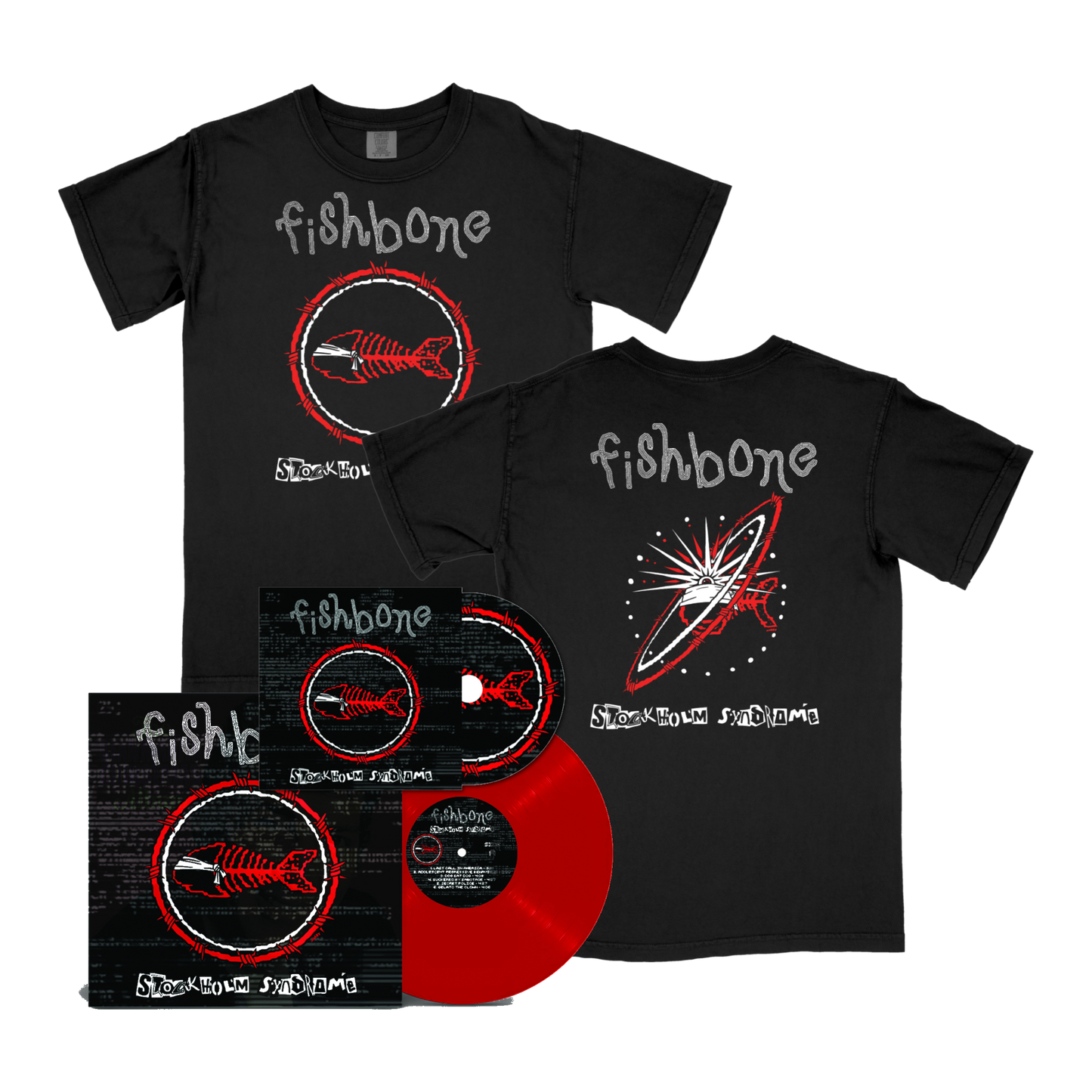 Stockholm Syndrome Vinyl, CD & T-Shirt Bundle