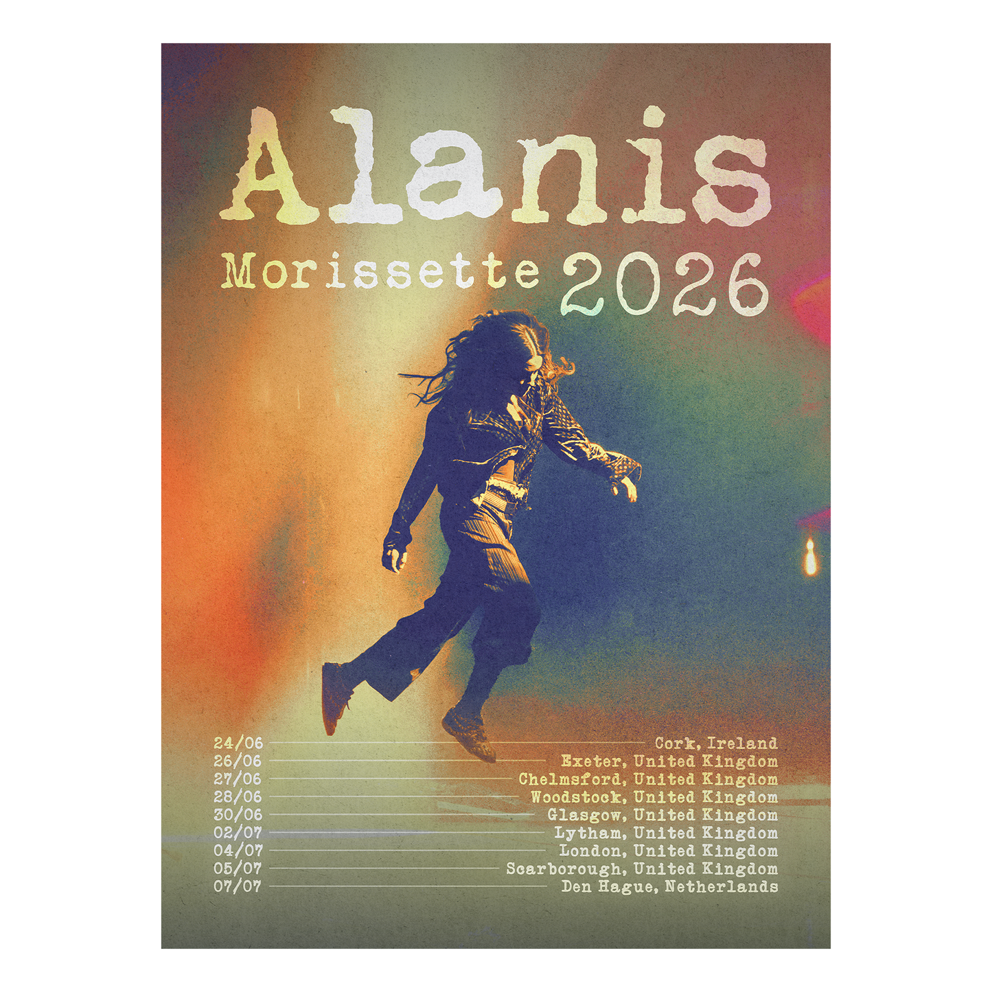 2026 Tour Poster - Alanis Morissette