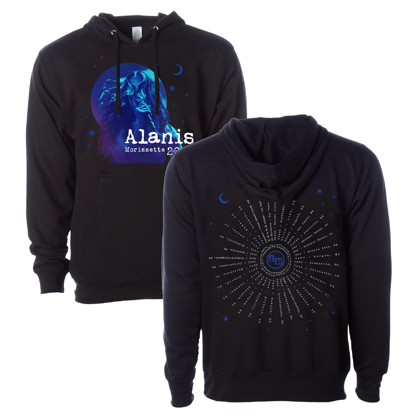 Admat Rays 2025 Tour Pullover Hoodie - Alanis Morissette