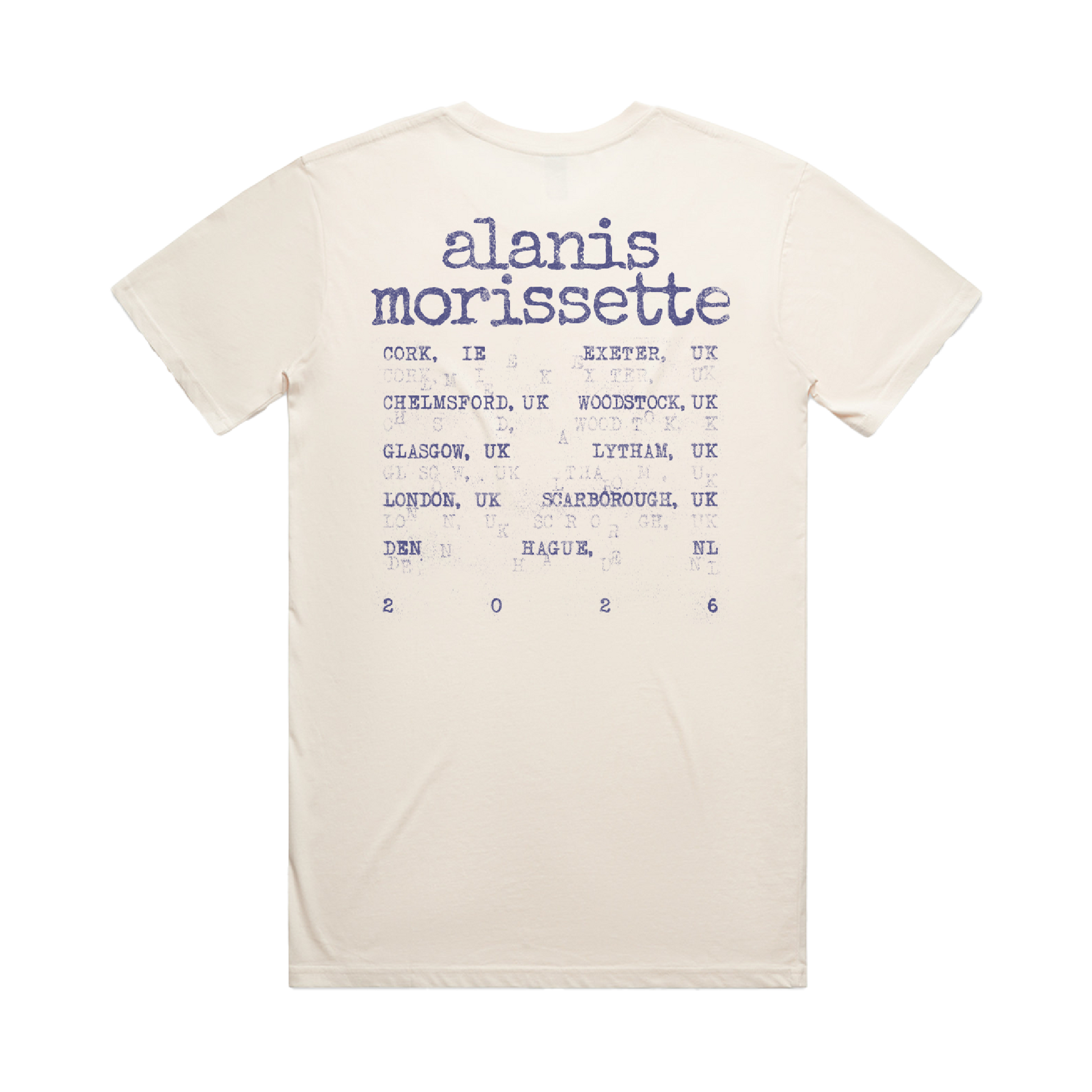 Ecru 2026 Tour T-Shirt - Alanis Morissette
