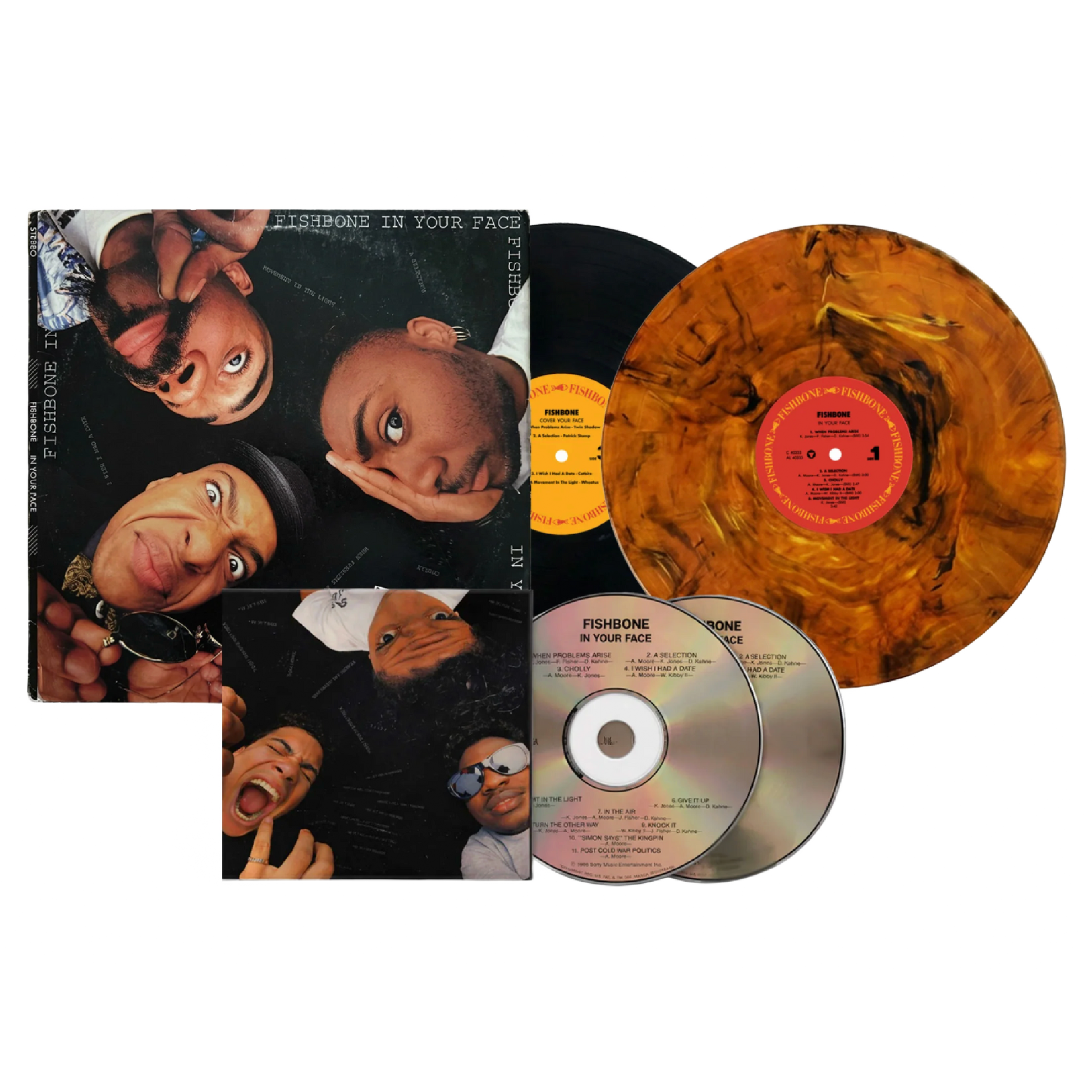 In Your Face 40th Anniversary Double Vinyl/CD Bundle - Fishbone