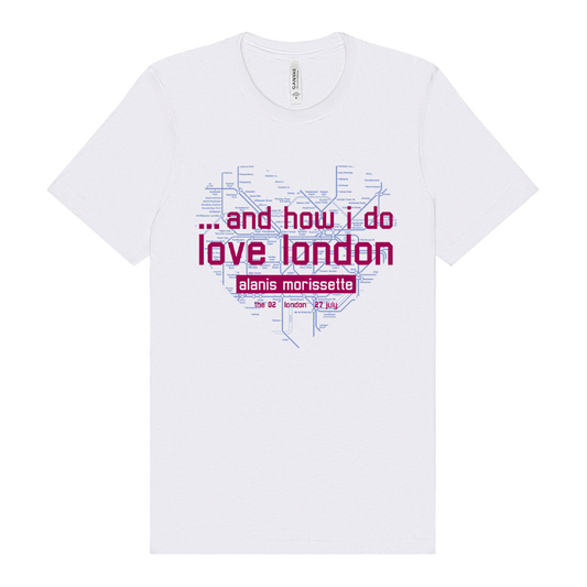 London 02 Arena T-Shirt - Alanis Morissette