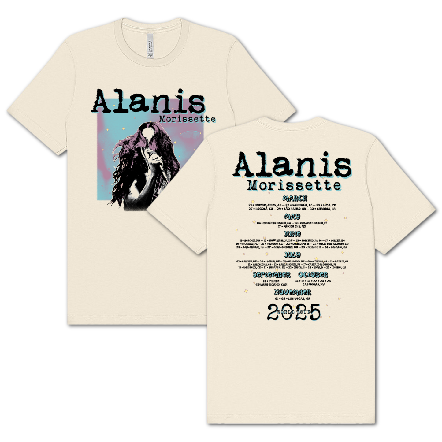 Simple Photo 2025 Tour T-Shirt - Alanis Morissette