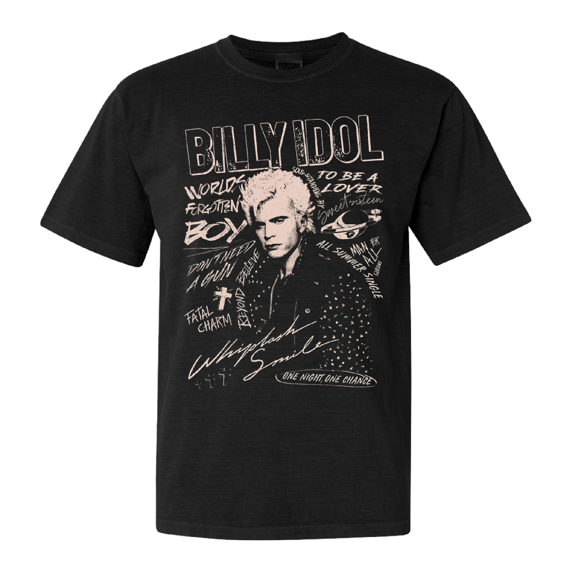 Whiplash Smile Punk T-Shirt - Billy Idol