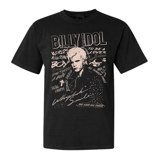 Whiplash Smile Punk T-Shirt - Billy Idol